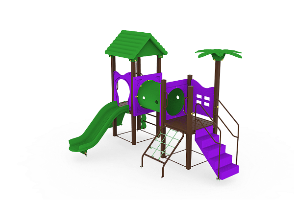 Playground Madeira Plástica - cód.: B953 - Faixa etária até 06 anos