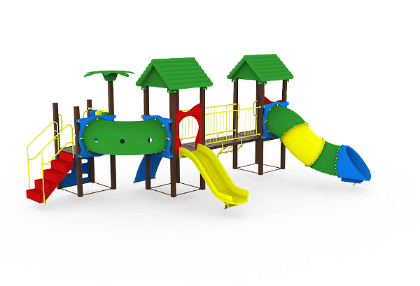 Playground Madeira Plástica - cód.: B956 - Faixa etária até 06 anos