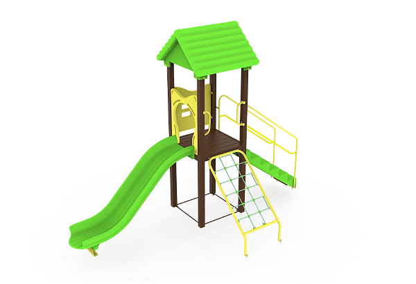 Playground Madeira Plástica - cód.: B1352 - Faixa etária de até  12 anos
