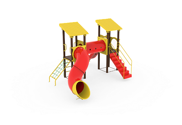 Playground Madeira Plástica - cód.: B1353 - Faixa etária de até  12 anos