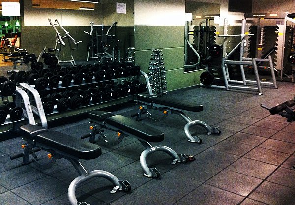 Pisos de Borracha para Acadêmias em Placas