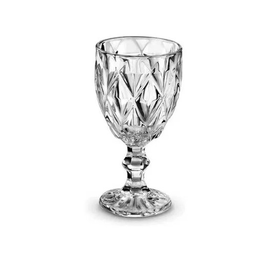 TAÇA DIAMOND 340ML - TRANSPARENTE