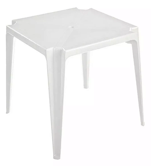 MESA PLÁSTICA QUADRADA