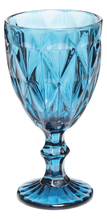 TAÇA DIAMOND 330ML - AZUL