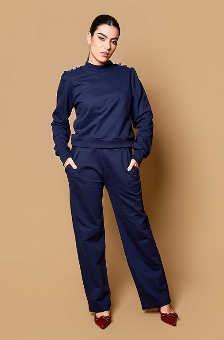 CONJUNTO MOLETOM BORDADO