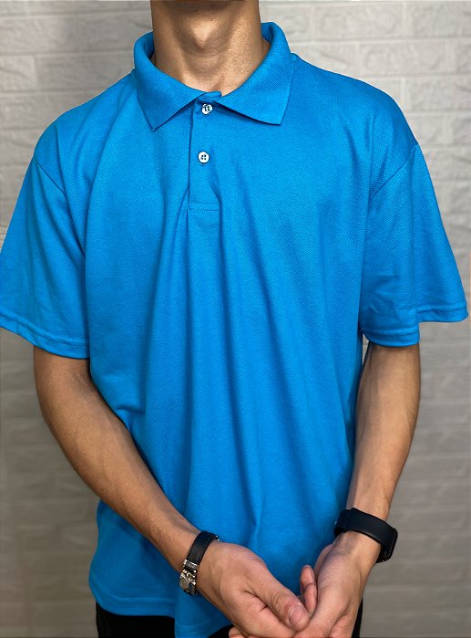 Blusa Polo Lisa Masculina Gola polo