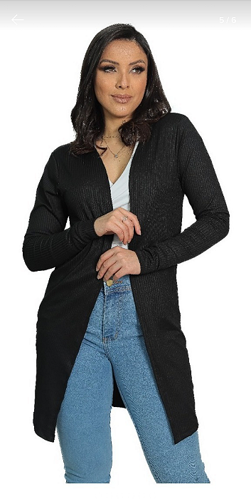 Cardigan Canelado