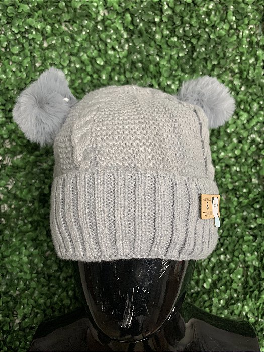 Touca Infantil Pompons