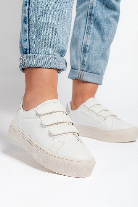 Tênis Velcro Valentina Branco