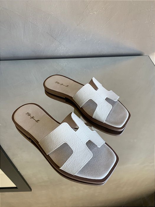 Rasteira Bia Off White