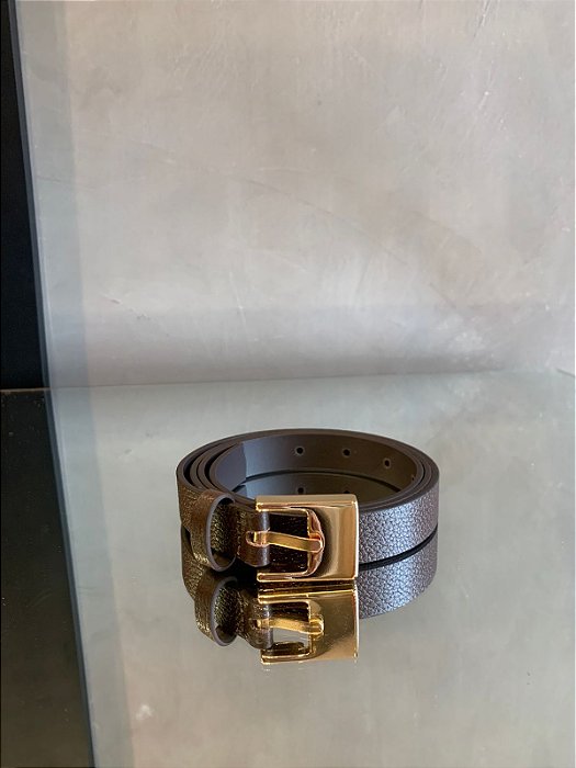 Cinto em Couro Marrom