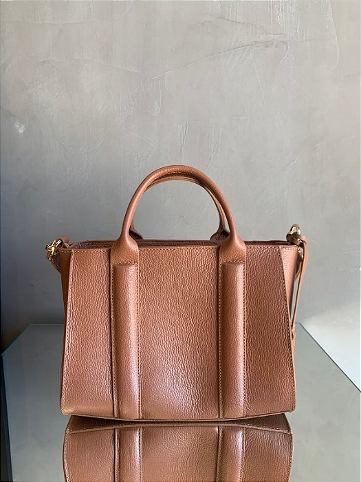 Bolsa em Couro Ana Paula Caramelo