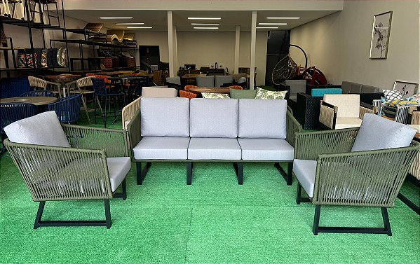 Conjunto Malta em Corda náutica