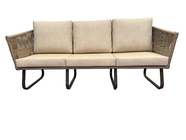 Sofá Malta 3 lugares em Corda Náutica