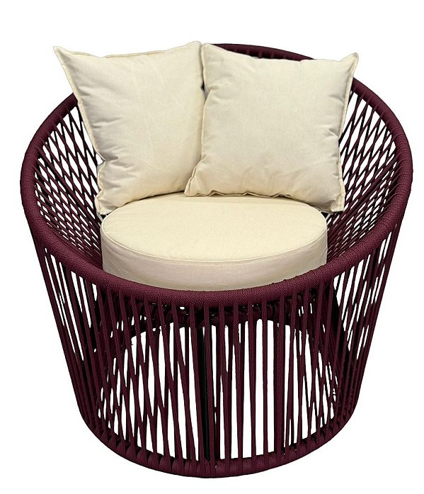 Chaise Puff Esther Rope