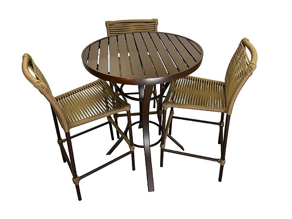 Conjunto Bistrô Nova York + Banqueta Madri