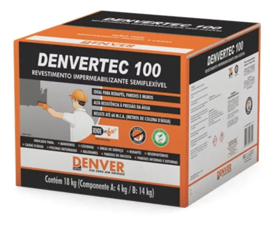 Denvertec 100 Cinza cx 18kg DENVER