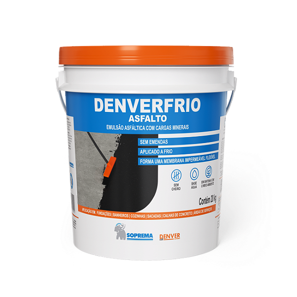 Emulsão asfáltica lata de 18L Denver / Soprema