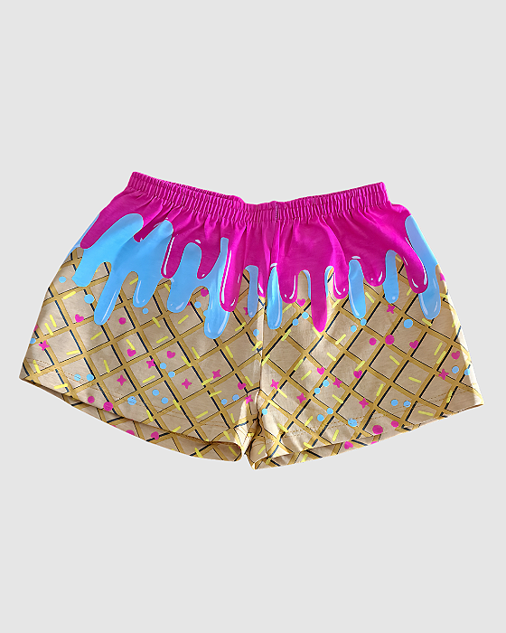 Shorts Infantil Menina Kamylus Rosa