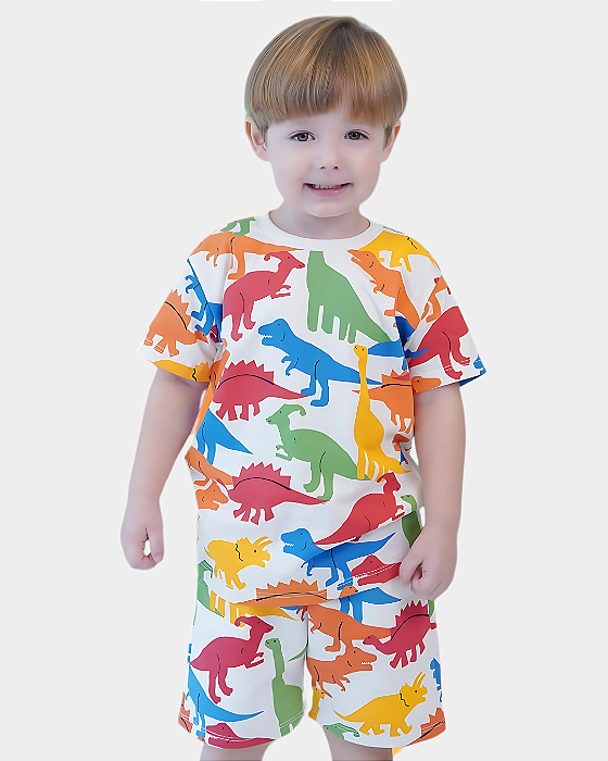 Conjunto Meninos Dinocolors