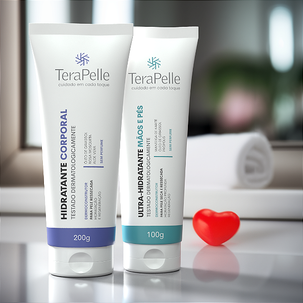 KIT Hidratante Corporal Dermoconstrutor + Ultra-Hidratante Mãos e Pés