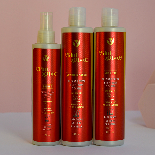 Kit Tratamento Queda de Cabelo - Antiqueda (3 Produtos) -tratemento cosmético da queda capilar - Viver+