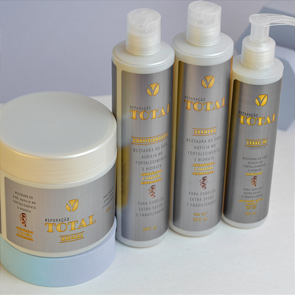 Kit  Reparação Total - Auxilia no fortalecimento e restauração - Viver+ (4 produtos)