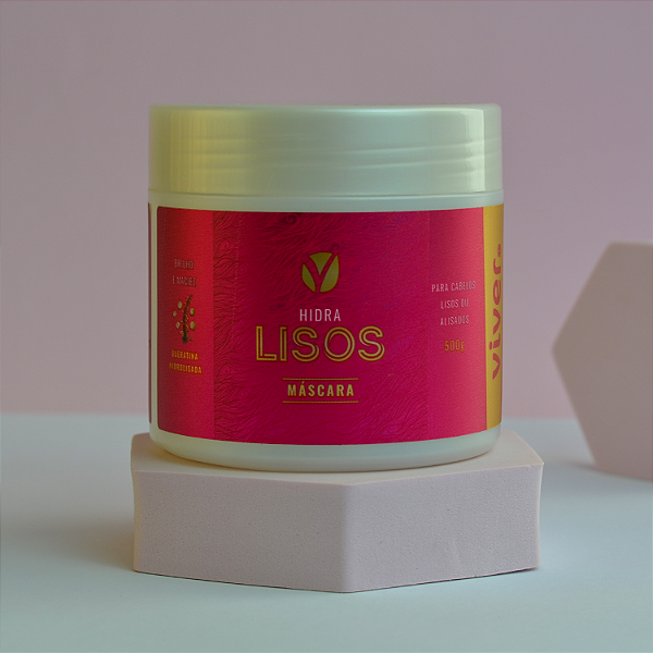 Máscara Capilar Hidra Lisos 500 g - lisos perfeitos  Viver+