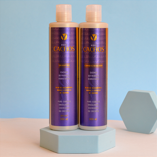 Kit Shampoo e Condicionador Hidra Cachos 300 ml - cachos perfeitos (2 produtos) Viver+