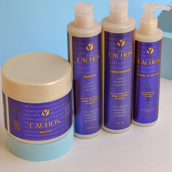 Kit Hidra Cachos - cachos perfeitos (4 produtos) Viver+