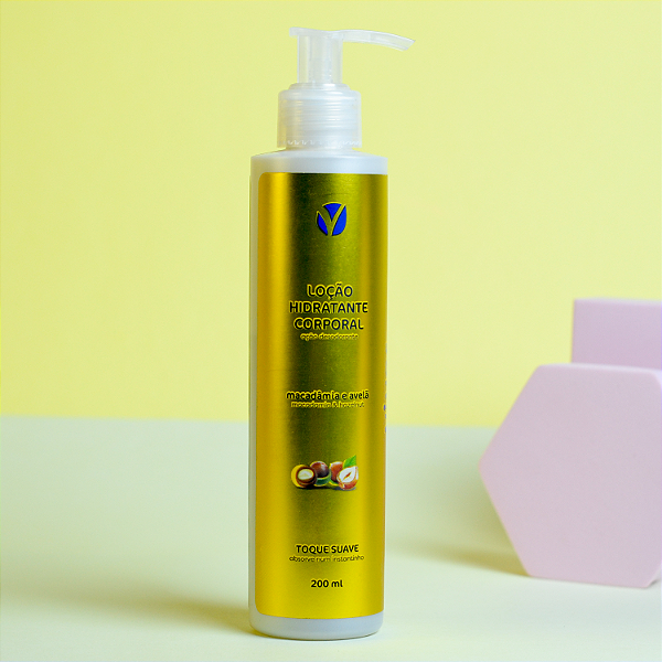 Loção hidratante desodorante corporal macadâmia e avelã 200ml - Viver+