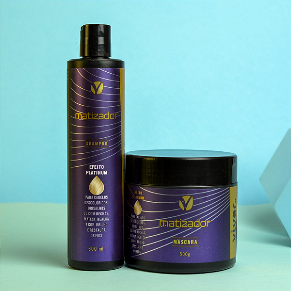 Kit Matizador Shampoo e Condicionador - Viver+ (2 produtos)