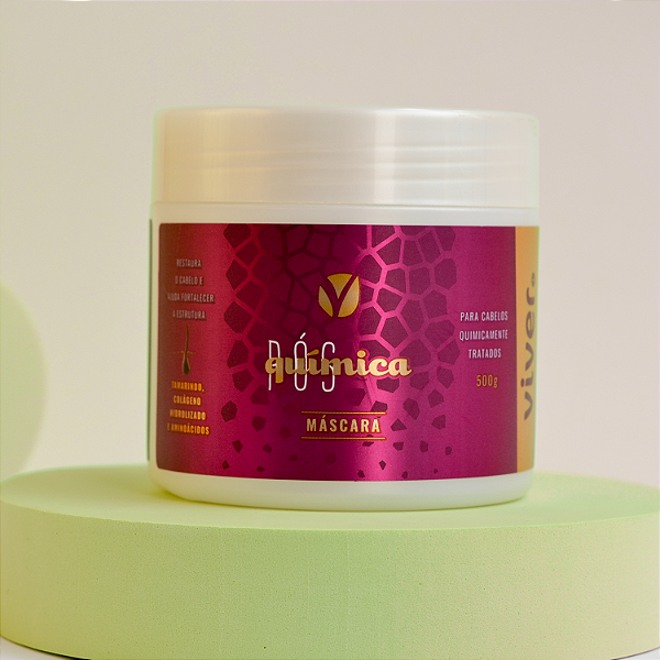 Máscara Capilar Pós-Química Argan 500 g -  Viver+