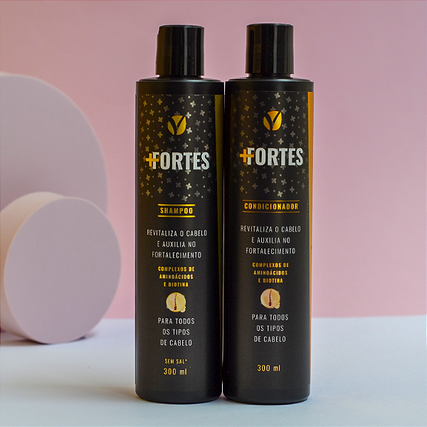 Kit Shampoo e Condicionador + Mais Fortes 300 ml - mais força e resistência aos fios - Viver+
