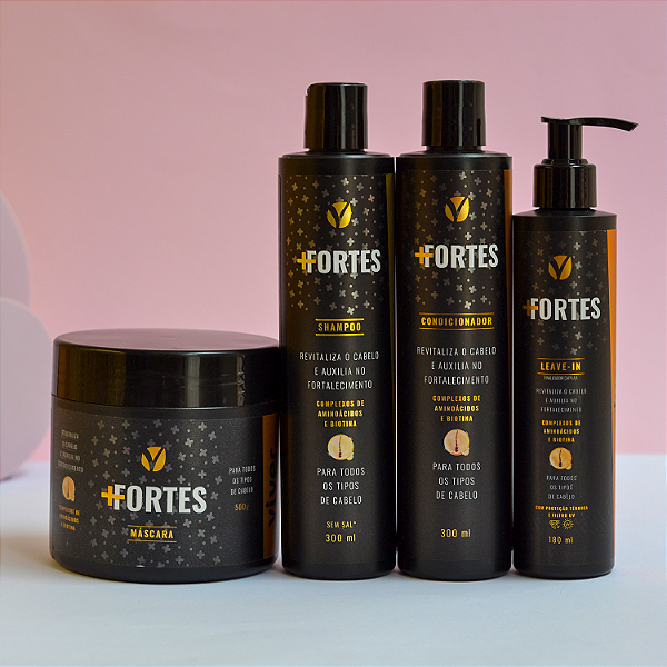 Kit tratamento capilar +Mais Fortes  - mais força e resistência (4 produtos) Viver+