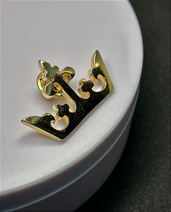 Broche RDT Folheado a Ouro
