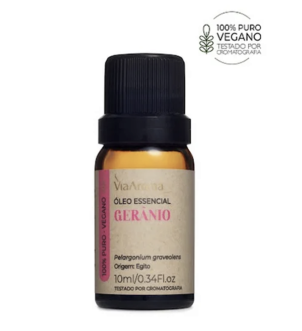 Óleo essencial de Gerânio - 10 ml Via Aroma