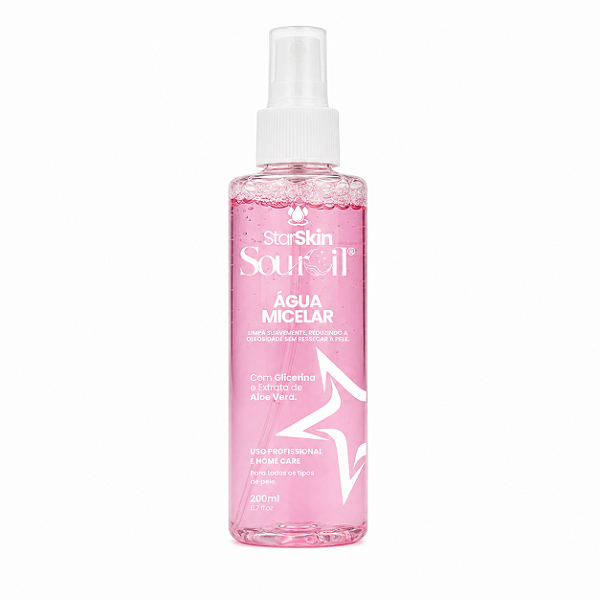 Água Micelar com Aloe Vera Star Skin Sourcil 200mL