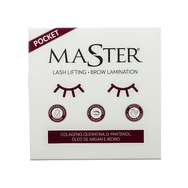 Kit Lash Lifting Brow Lamination Profissional Master Pocket 7g