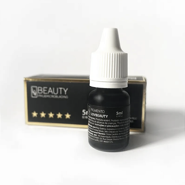 Pigmento LovBeauty Black 5mls