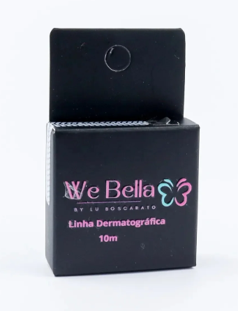 Linha Dermatográfica Pigmentada Preta We Bella 10m