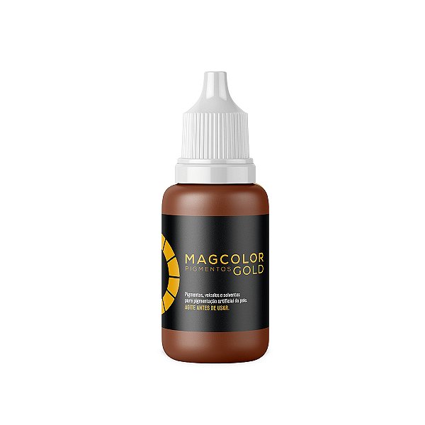 Pigmento Híbrido Linha Gold Magcolor Castanho Médio 5mL