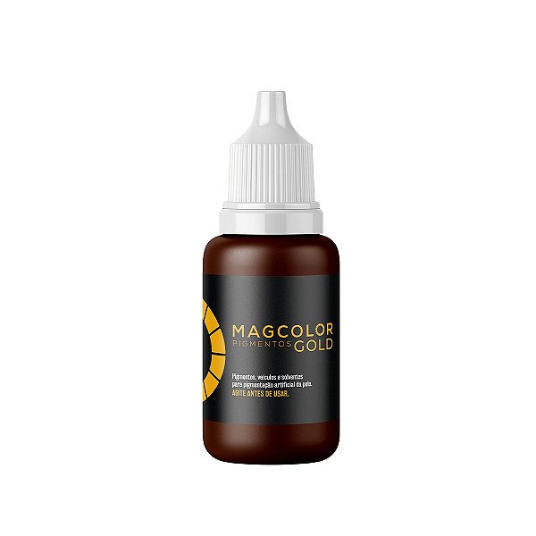 Pigmento Híbrido Linha Gold Magcolor Castanho Escuro 5mL