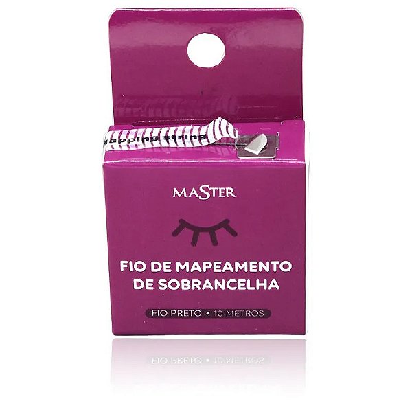 Fio de Mapeamento de Sobrancelha Linha Pigmentada Preta Master 10m