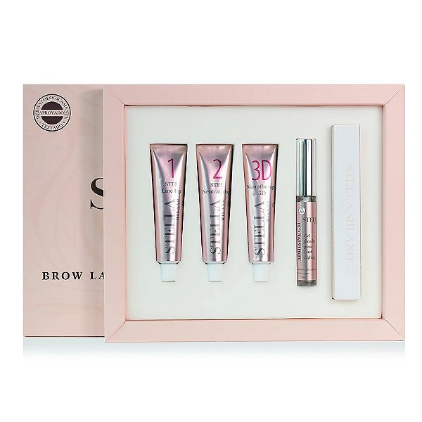Super Kit de Brow Lamniation e Lash Lifting Stella Milano 20g