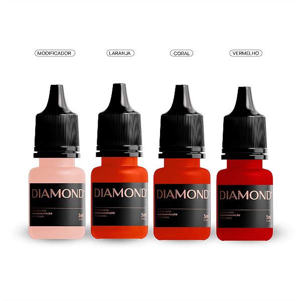 Pigmento Inôrganico para Micropigmentação Labial Diamond 5mL