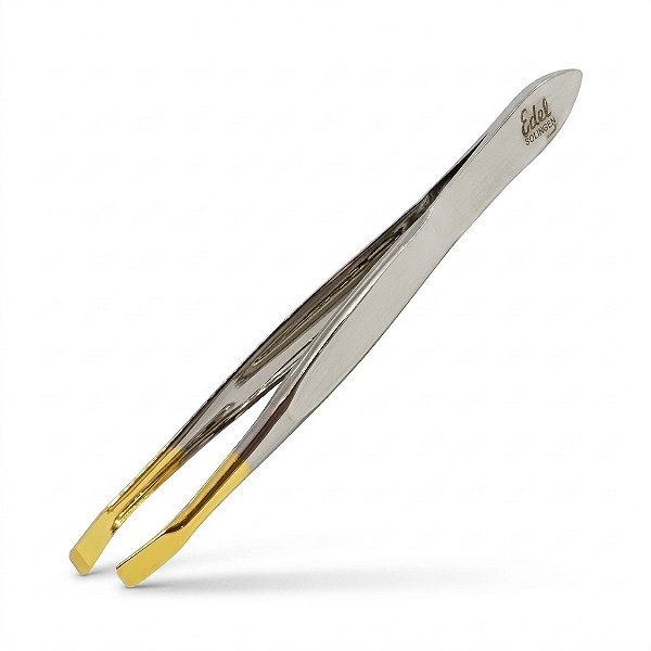 Pinça Ponta Reta Larga Canelada Edel Solingen Ref. 2331303