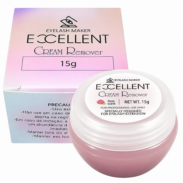 Removedor em Creme para Extensão de Cilios Exccellent 15g
