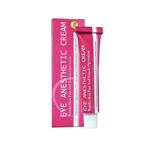 Eye Anesthetic Cream Anestésico para Tatuagem Micropigmentação Laser 10g