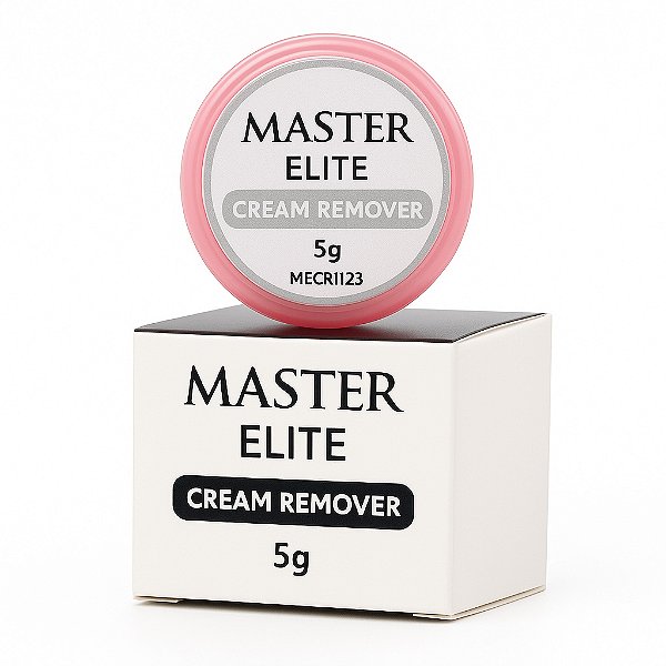 Creme Removedor Extensão Alongamento de Cilios Master Elite Morango 5g
